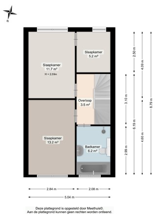 Floorplan - Het Logement 3, 9363 KM Marum